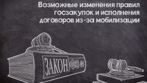 Послабления при исполнении контрактов из-за мобилизации